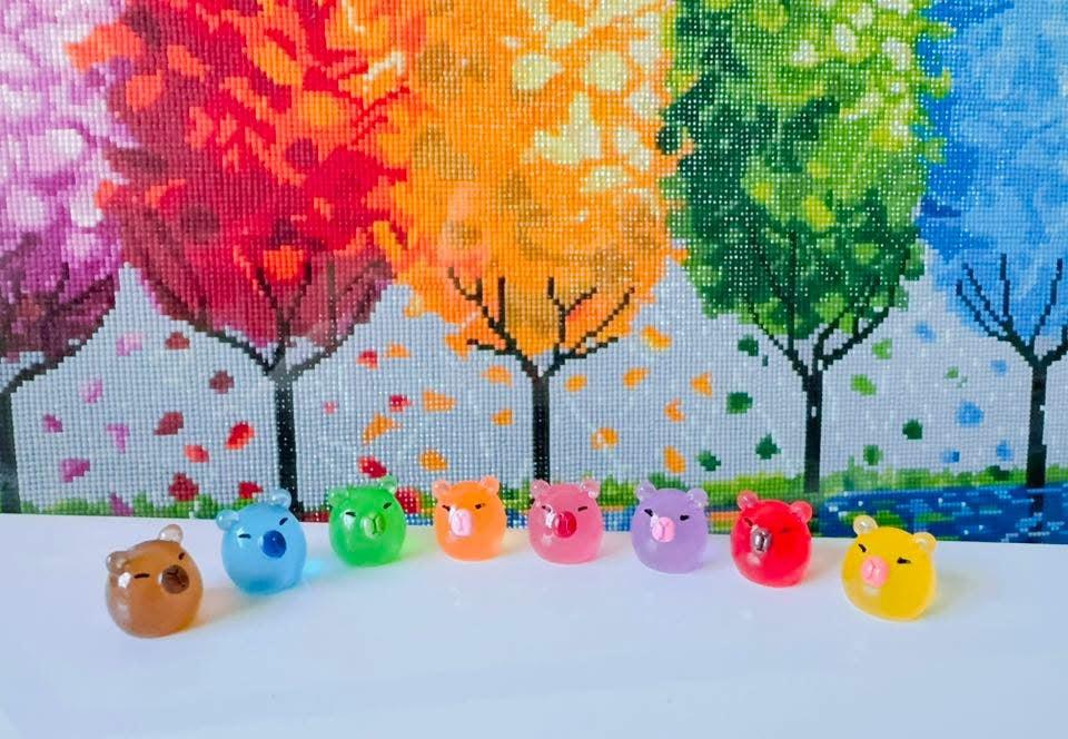 Colorful Capybaras